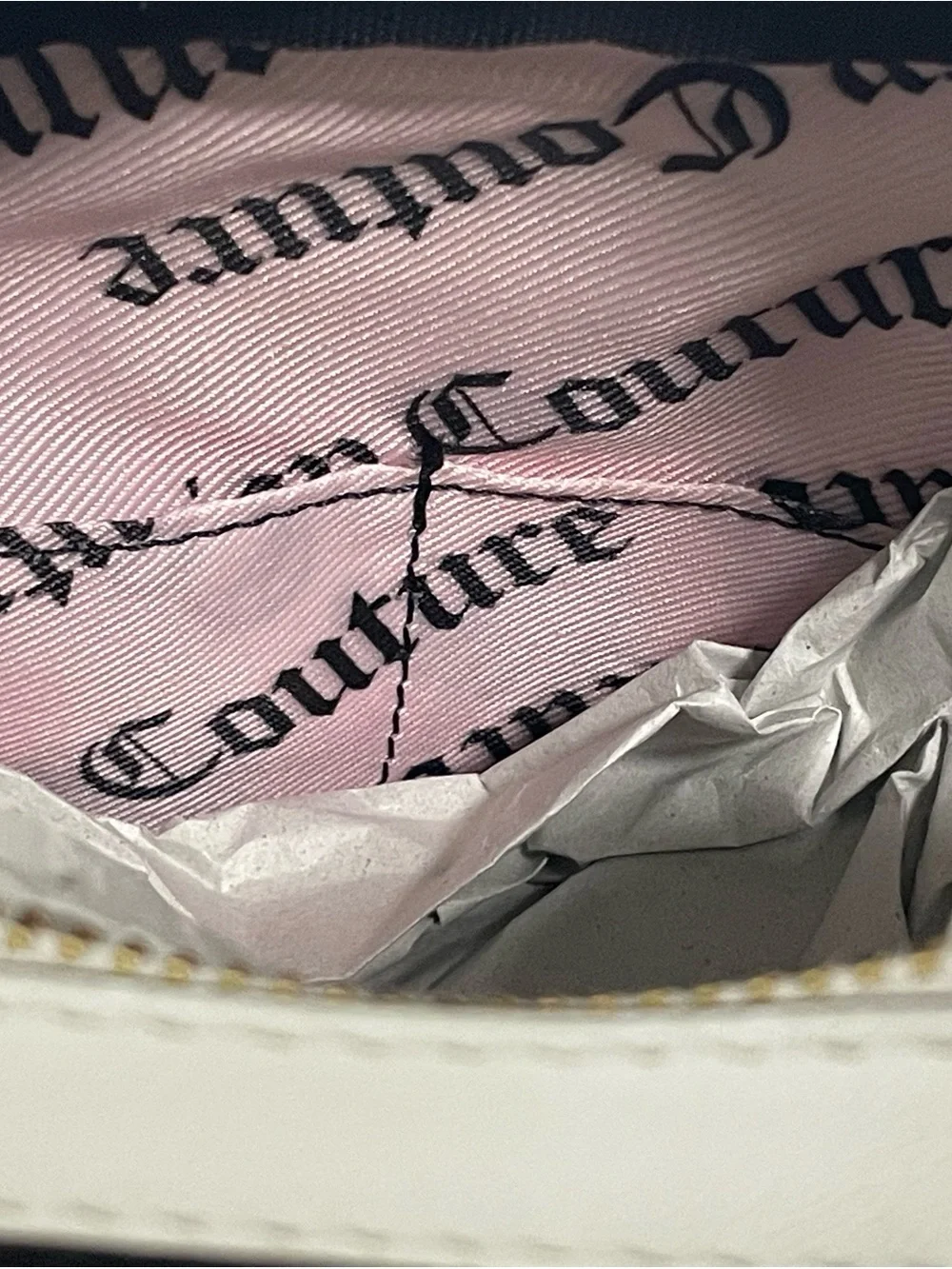 Juicy Couture Sweet N Juicy Bowler Bag - White Multi/Angel